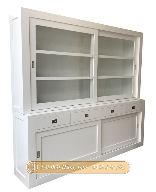 Tủ đựng đồ gia đình 3 tầng màu trắng đẹp