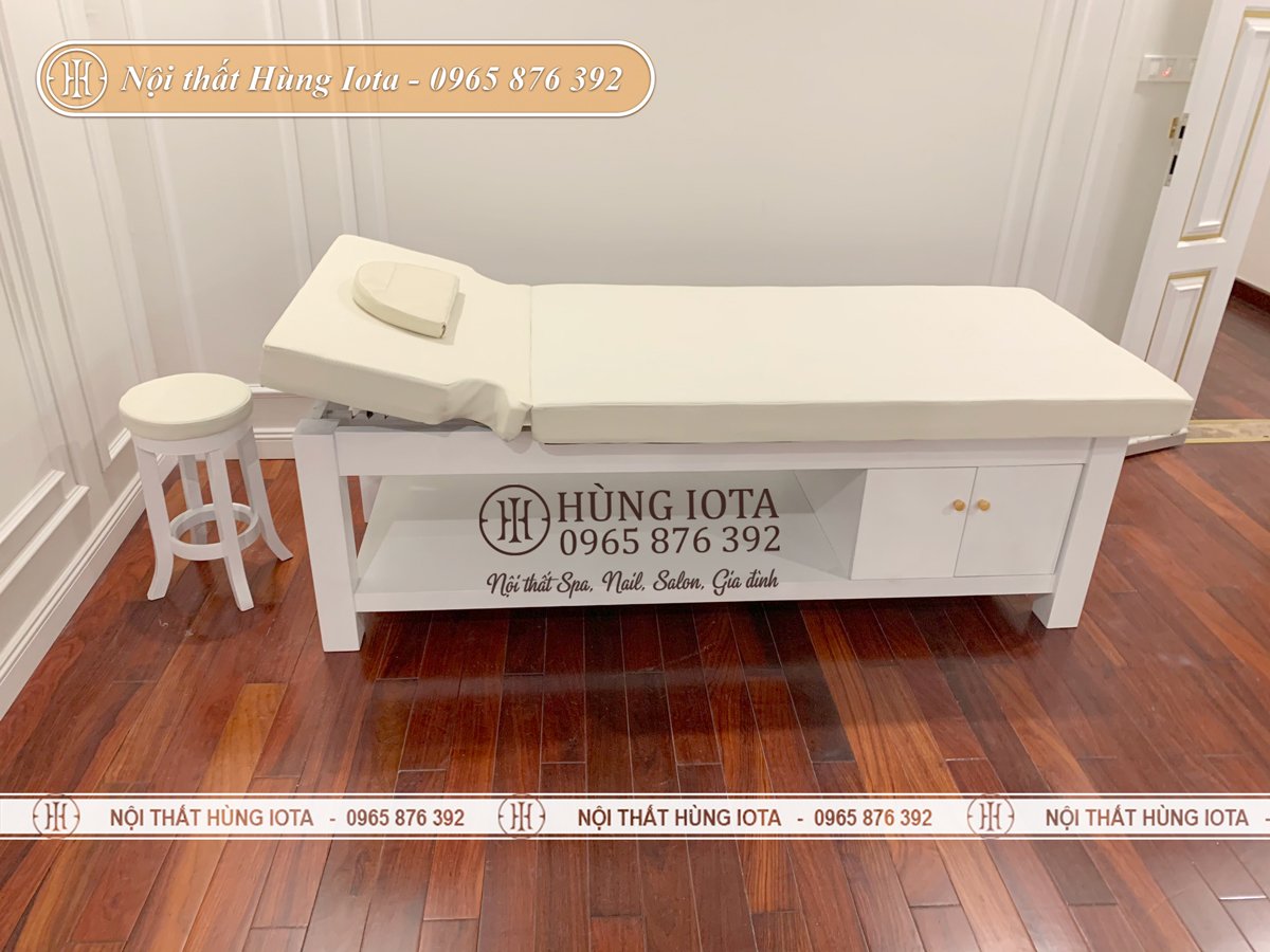 Giường massage nâng đầu 3 nấc