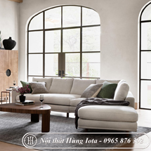 Sofa chung cư chữ V đẹp sang trọng SFGD28
