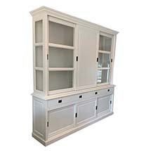 Tủ quần áo decor phòng ngủ có cửa trượt màu trắng tinh tế TSP69