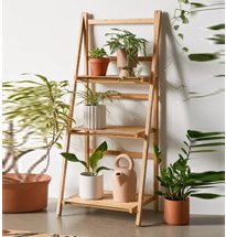 Kệ gỗ 3 tầng để chậu cây cảnh, đồ dùng gia đình decor KG30