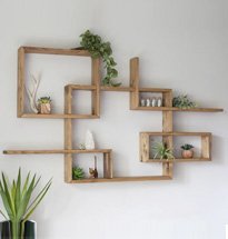 Kệ treo tường decor độc đáo cho gia đình, quán cafe, nhà hàng KG62