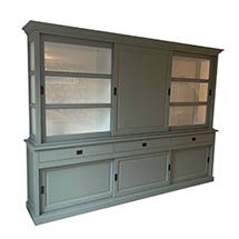 Tủ quần áo 3 tầng màu xanh decor cho không gian phòng ấn tượng TSP82