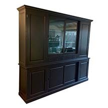 Tủ quần áo gỗ thông màu xám đen mẫu mã hiện đại giá rẻ TSP84