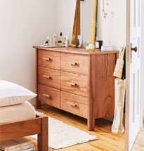 Tủ trang điểm tối giản 6 ngăn kéo decor TDD72