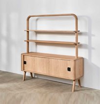 Tủ kệ decor cao cấp cho gia đình TDD87