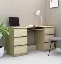 Bàn học màu gỗ nhiều ngăn kéo đựng đồ tiện dụng BGD72