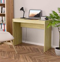 Bàn làm việc màu gỗ nhỏ gọn thiết kế hiện đại, tối giản BGD63