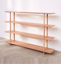 Kệ gỗ hình thang decor gia đình cao cấp KG89