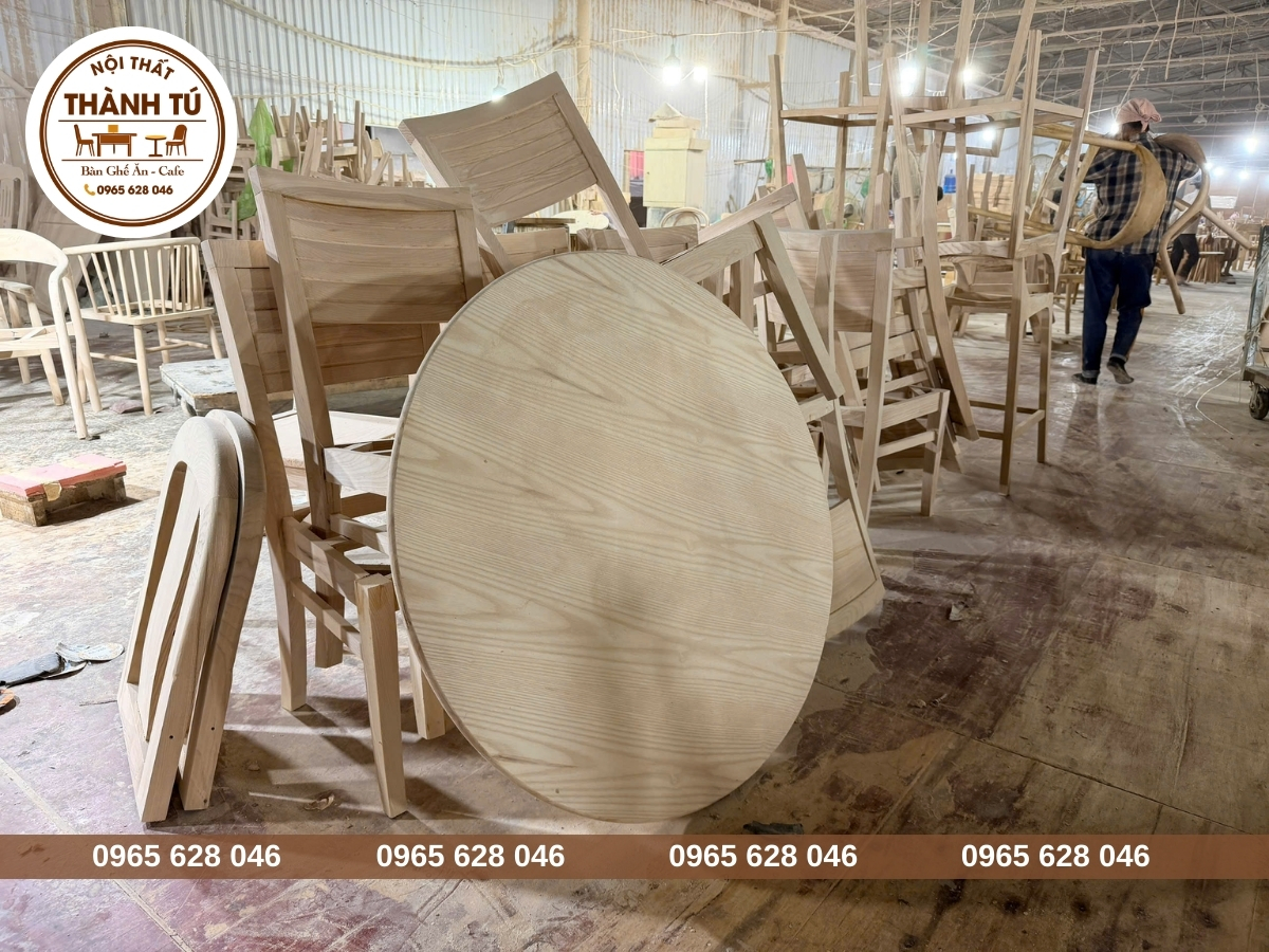 Xưởng sản xuất bàn ghế ăn giá rẻ ở Hải Dương
