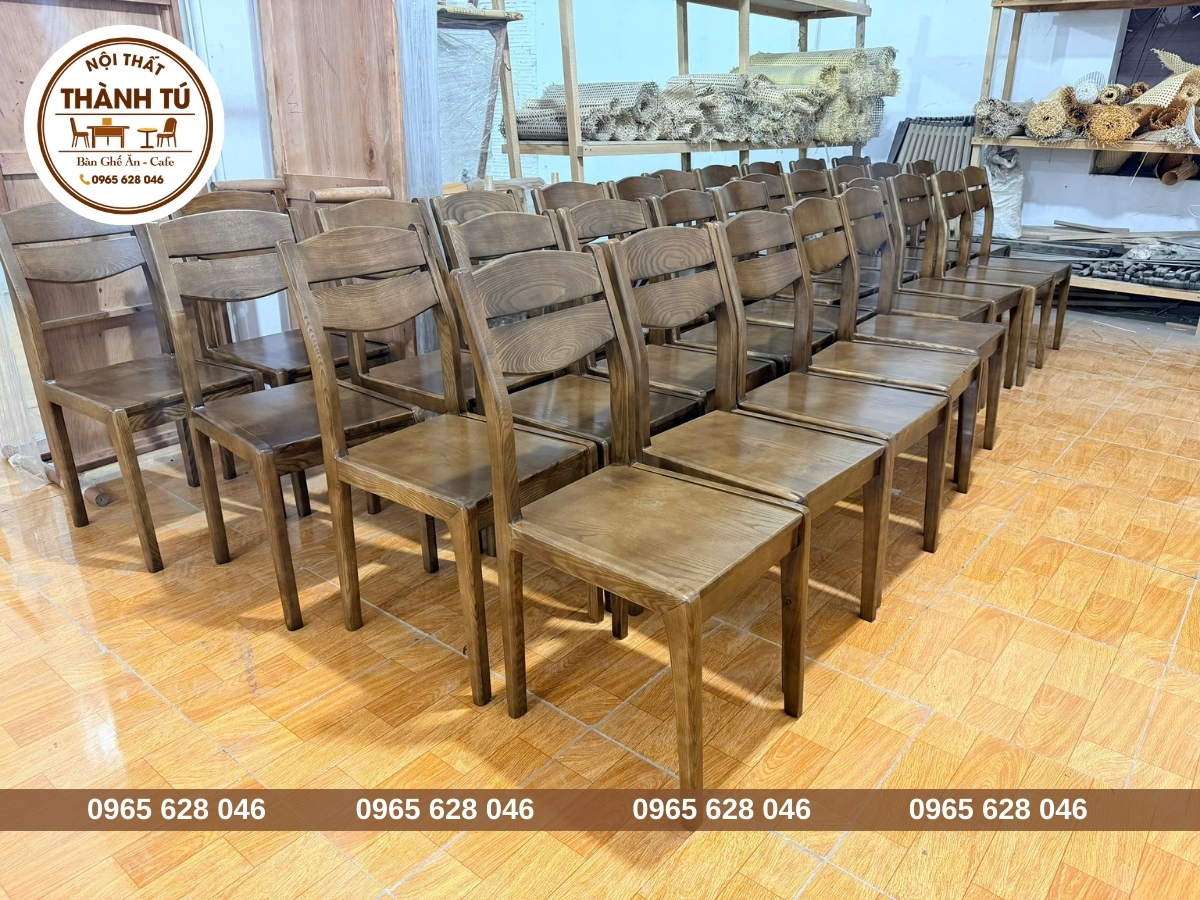 Xưởng sản xuất bàn ghế ăn ở Ninh Bình theo yêu cầu