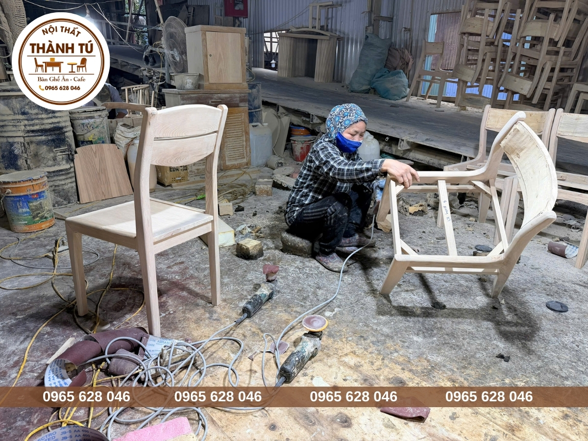 Xưởng sản xuất bàn ghế ăn ở Quảng Ninh theo yêu cầu