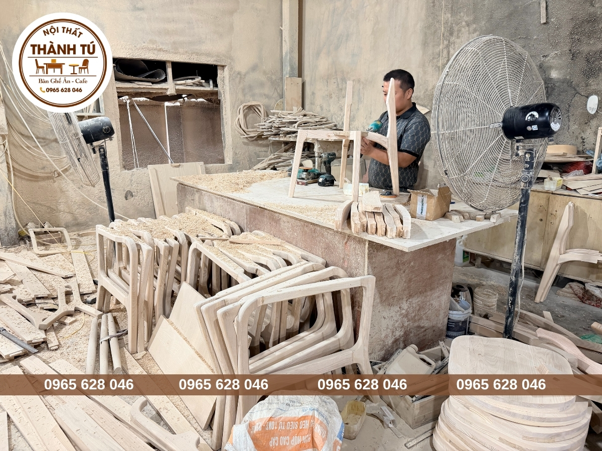 Bàn ghế trà sữa ở Bình Định gỗ cao cấp