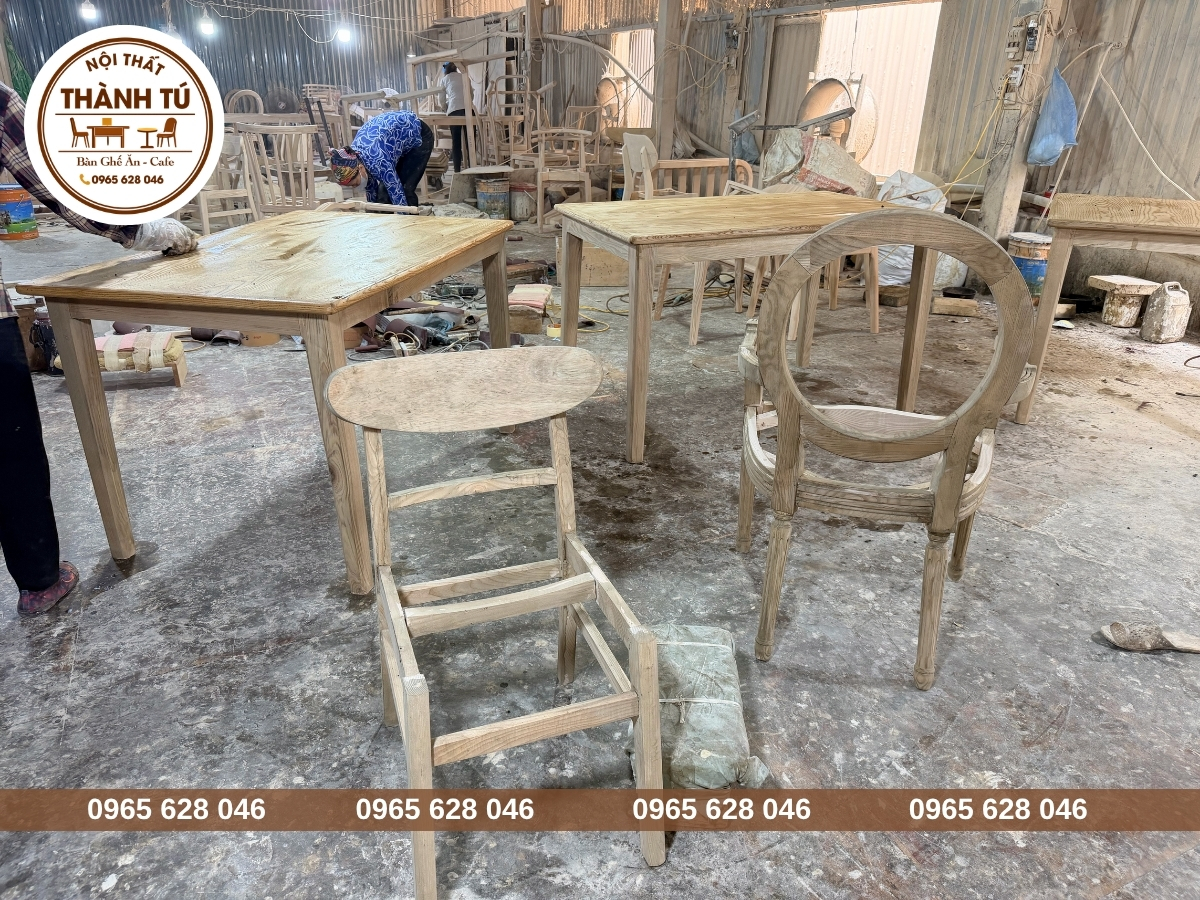 Xưởng sản xuất bàn ghế trà sữa ở Đắk Nông chuyên nghiệp