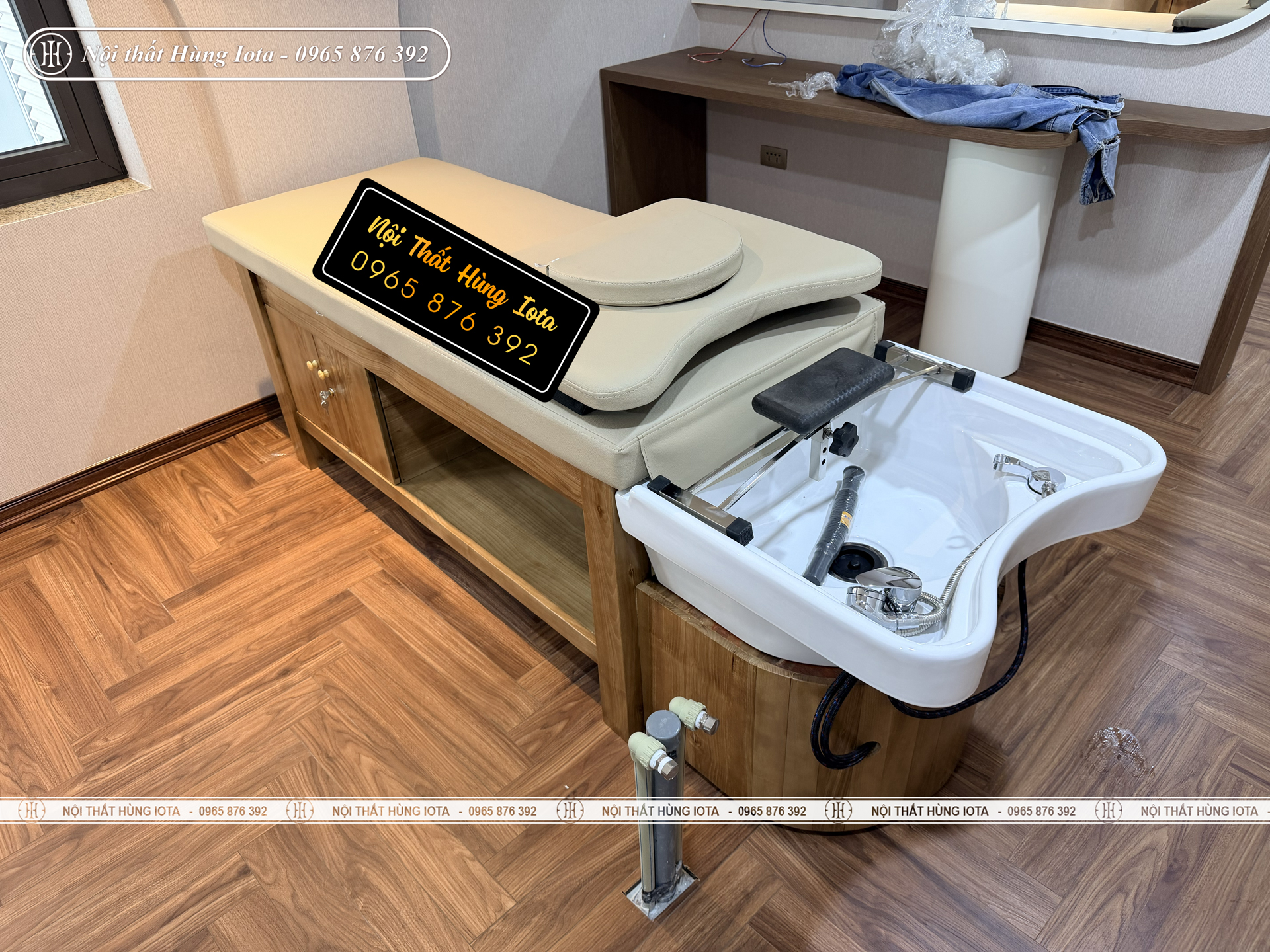 Giường Gội Đầu Có Tủ Ở Hai Bà Trưng Tiện Lợi Cho Spa Và Phòng Khám