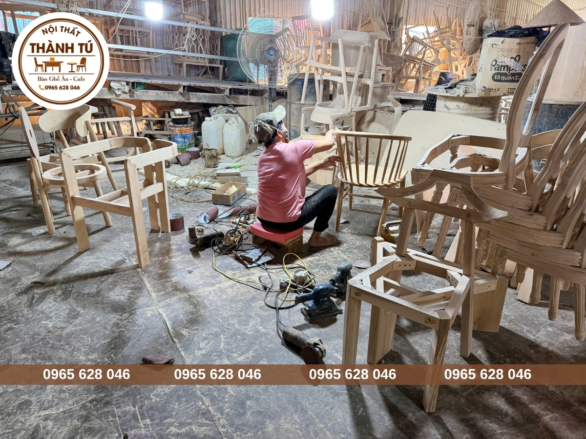Xưởng sản xuất bàn ghế trà sữa ở Sóc Trăng đẹp, giá tốt