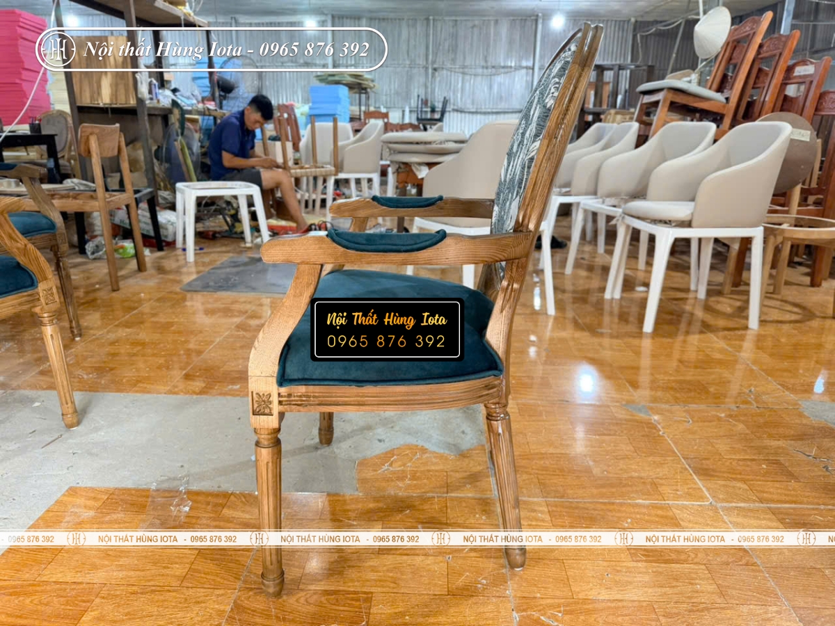 Xưởng sản xuất ghế gỗ cổ điển Louis