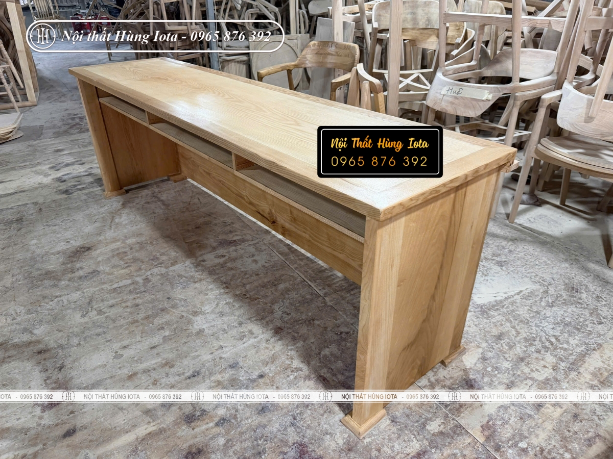 Bàn họp cơ quan gỗ sồi