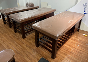 Lắp Đặt Giường Spa Màu Nâu Ở Hải Phòng Đẹp Theo Yêu Cầu