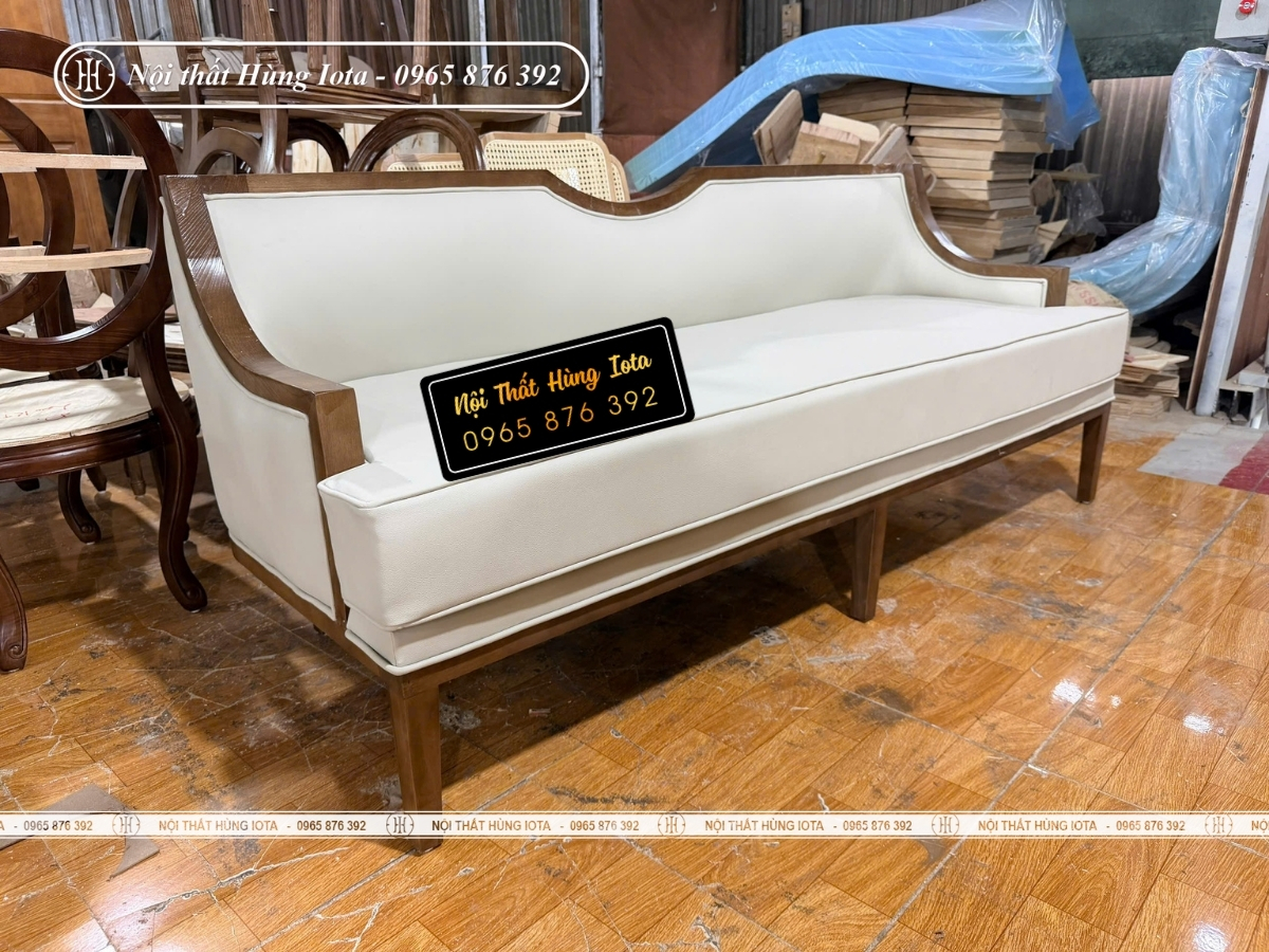 Thumb ghế sofa khung gỗ bọc da