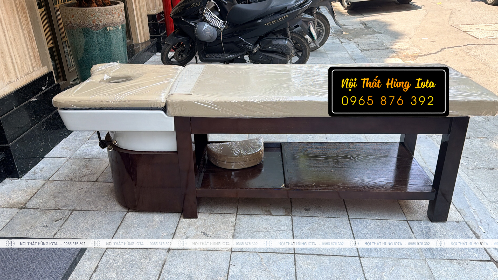 Giường gội đầu dưỡng sinh khách sạn – Thiết kế đa năng