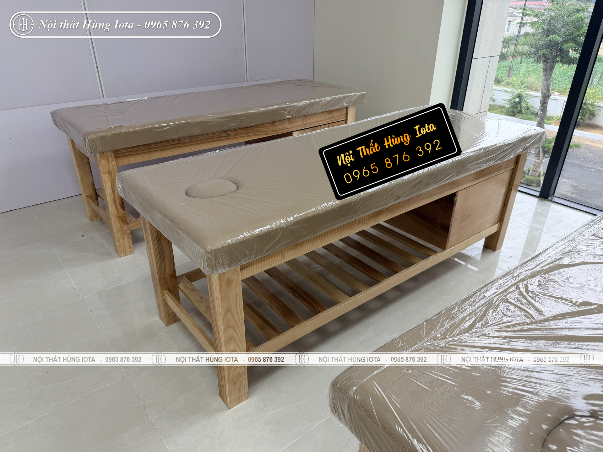 Giường spa ở Nghệ An – Lắp đặt tại Bệnh viện YHCT Quang Khởi